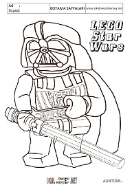 lego-starwars boyama sayfaları